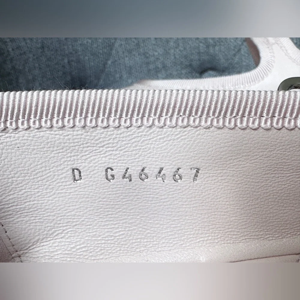 NEW CHANEL CC LOGO LIGHT PINK LEATHER MARYJANE BALLET FLATS SILVER BUCKLE 39 - Picture 3 of 16